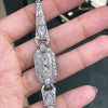 Antique Old Cut Diamond and Platinum Art Deco Cocktail Watch, circa 1920's