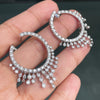 Valente Milano 18ct White Gold and Diamond Chandelier Hoop Earrings