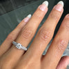 0.57ct F VS2 Round Brilliant Cut Diamond 18 Carat White Gold Engagement Ring