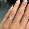 0.71ct D VS2 Round Brilliant Cut Diamond 18ct Rose Gold Engagement Ring