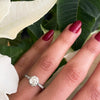 Antique 1.09 Carat Old Cut Diamond Platinum Engagement Ring, Circa 1910