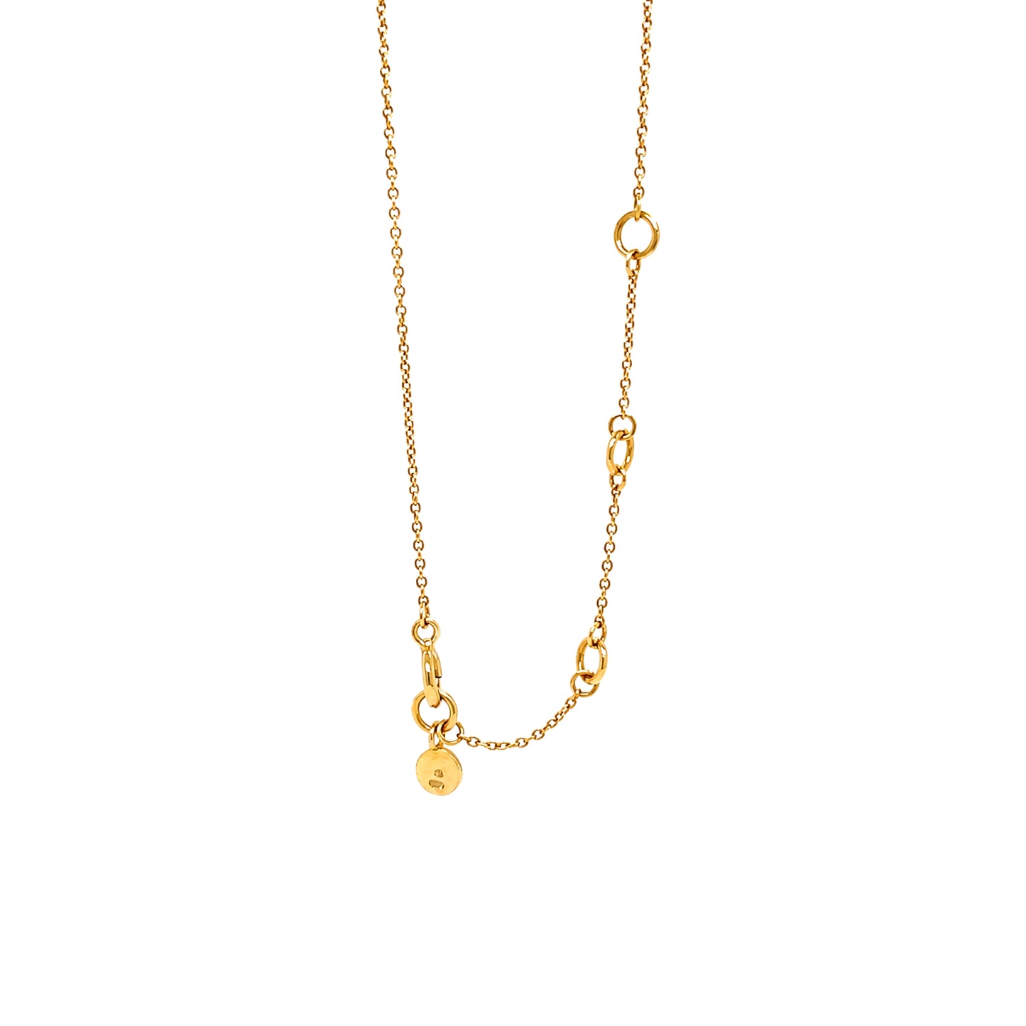 Links of London Garnet Pear Shape Pendant Necklace and Earrings Set in 18K Gold