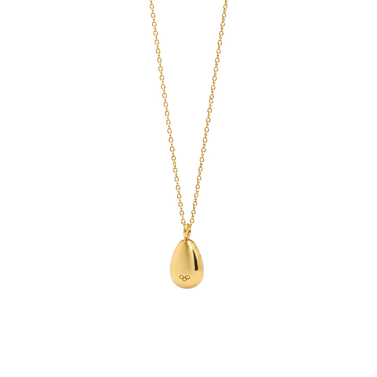 Links of London Garnet Pear Shape Pendant Necklace and Earrings Set in 18K Gold
