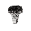 Pasquale Bruni 'Ghirlanda' Onyx, Black Spinel and Diamond 18K White Gold Ring