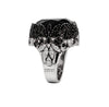 Pasquale Bruni 'Ghirlanda' Onyx, Black Spinel and Diamond 18K White Gold Ring