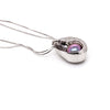 Black Pearl and Diamond 18t White Gold Double-Strand Necklace