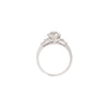 1.30ct Old Mine Cut Diamond and Platinum Engagement Ring