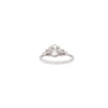 1.30ct Old Mine Cut Diamond and Platinum Engagement Ring