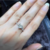 1.00 Carat Heart Shaped Diamond Platinum Engagement Ring