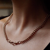 Victorian 9 Carat Rose Gold Antique Albert Chain, circa 1900's