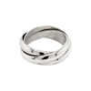 Cartier Trinity 3 Band Rolling Platinum Wedding Band Ring
