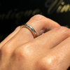 Tiffany & Co. Together Platinum & 18K Yellow Gold Two Tone Milgrain Wedding Band