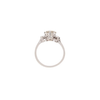 18ct White Gold and Platinum 1960s 1.32ct Diamond Cluster Engagement Ring