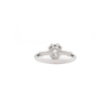 1.28ct Old Mine Cut Diamond Platinum Engagement Ring