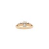 Antique 1.02ct Old Mine Cut Diamond 18K White Gold & Platinum Engagement Ring