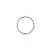 Bvlgari Diamond Five-Stone and Platinum Thin Wedding Band Ring