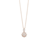 Diamond 14 Carat Rose Gold Open Work Star Pendant Necklace