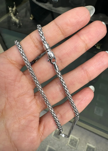 FOPE Prima 18 Carat White Gold Woven Chain Necklace