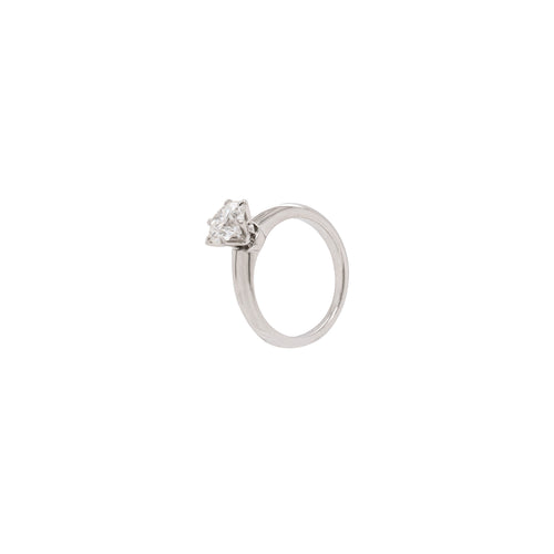 0.92ct Diamond Tiffany & Co. Platinum Solitaire Engagement Ring