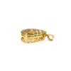 Pear Shaped Chequerboard Cut Scapolite 14 Carat Yellow Gold Pendant
