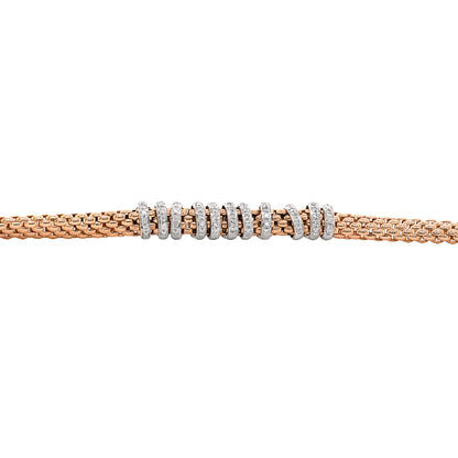 FOPE 18K White and Rose Gold Bracelet