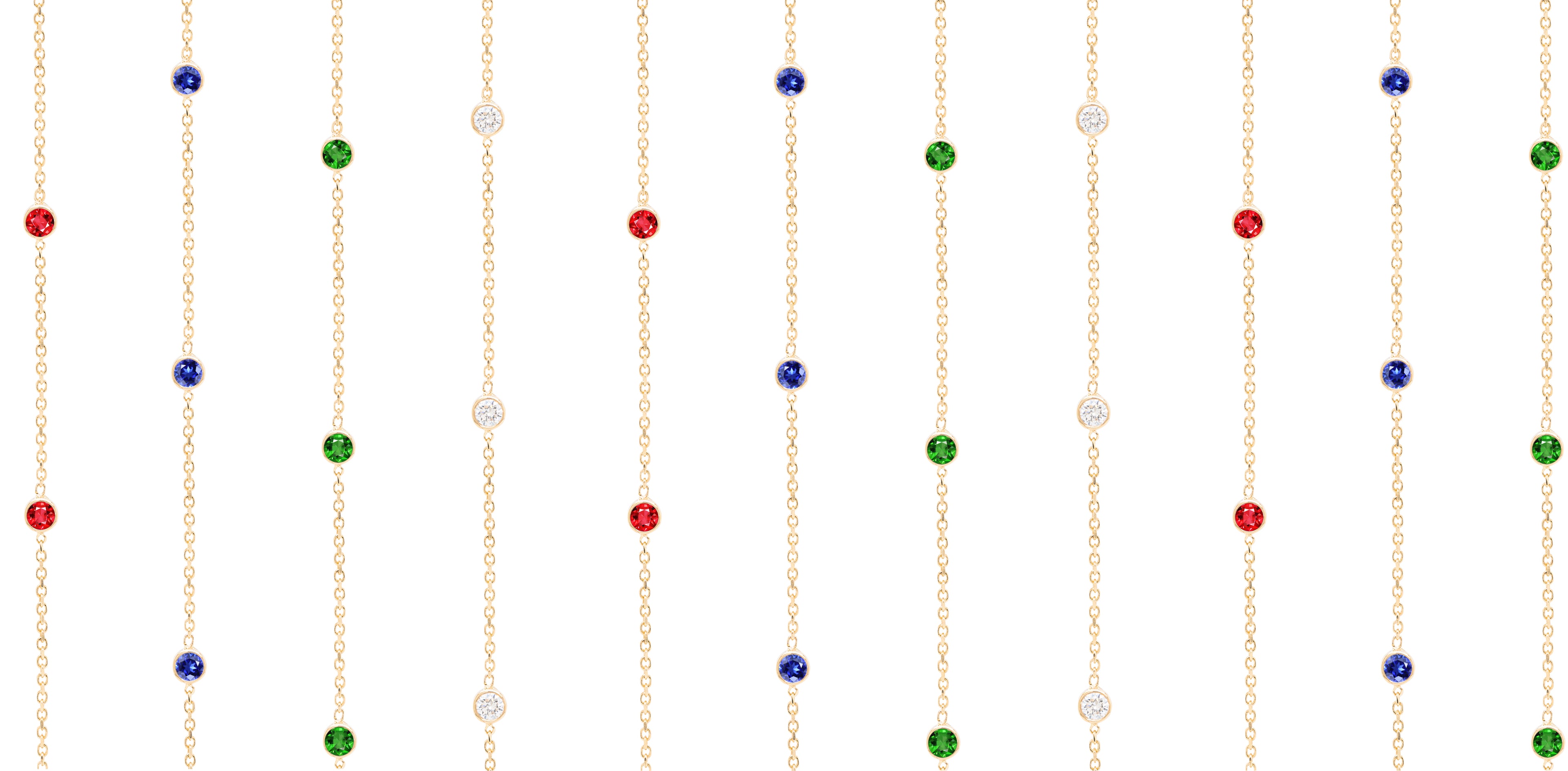 Tobi Gem - Get in Touch background banner chains with gemstones 