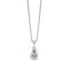 0.80 Carat Fancy Brown Diamond 18 Carat White Gold Two-Stone Pendant