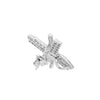 Diamond 18 Carat White Gold Cross Stud Earrings