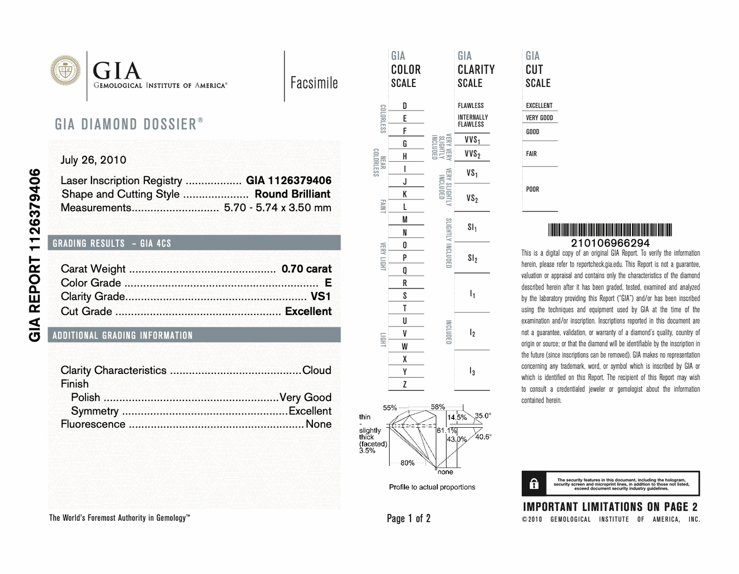 gia certificate