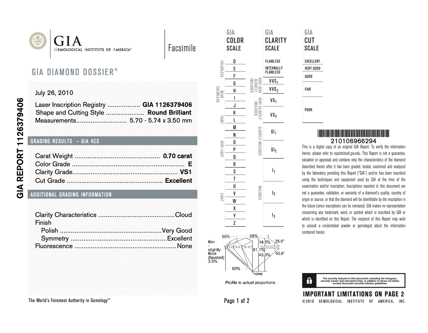 gia certificate