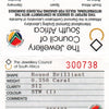 jewellery certificate 