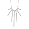 18 Carat White Gold Diamond Cascade Waterfall Necklace