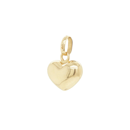 Links of London 18 Carat Yellow Gold Puffed Heart Charm Pendant