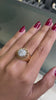 Vintage 18 Carat Gold Old Cut Diamond Round Cluster Dome Ring, Circa 1940s