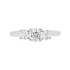 0.53ct E VS2 Diamond Three-Stone Platinum Engagement Ring