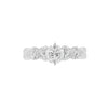 0.90 Carat H VS1 Diamond Platinum Five-Stone Engagement Ring