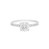 1.00 Carat Brilliant Cut Diamond 18 Carat White Gold Engagement Ring