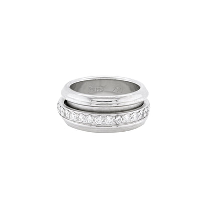 Piaget Possession Diamond and 18 Carat White Gold Spinning Band Ring