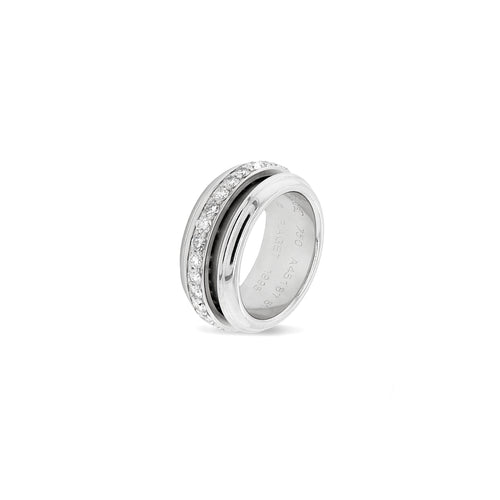 Piaget Possession Diamond and 18 Carat White Gold Spinning Band Ring
