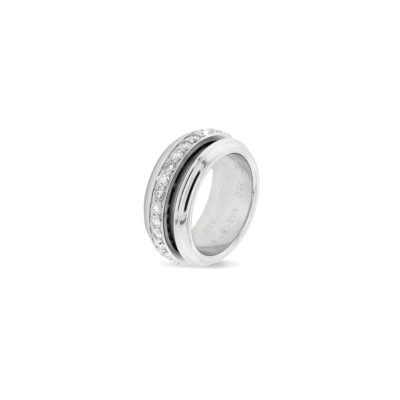 Piaget Possession Diamond and 18 Carat White Gold Spinning Band Ring